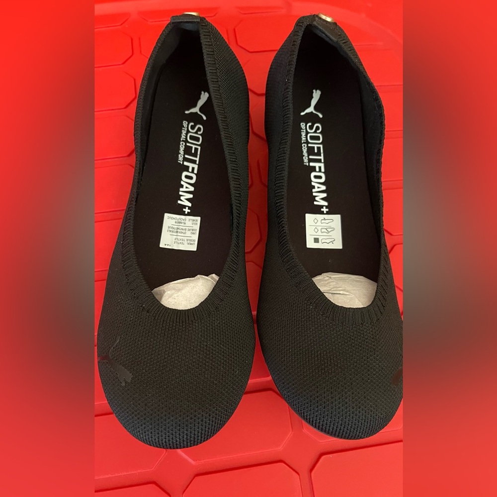 Puma Women's Black Iliana Ballerina Flats